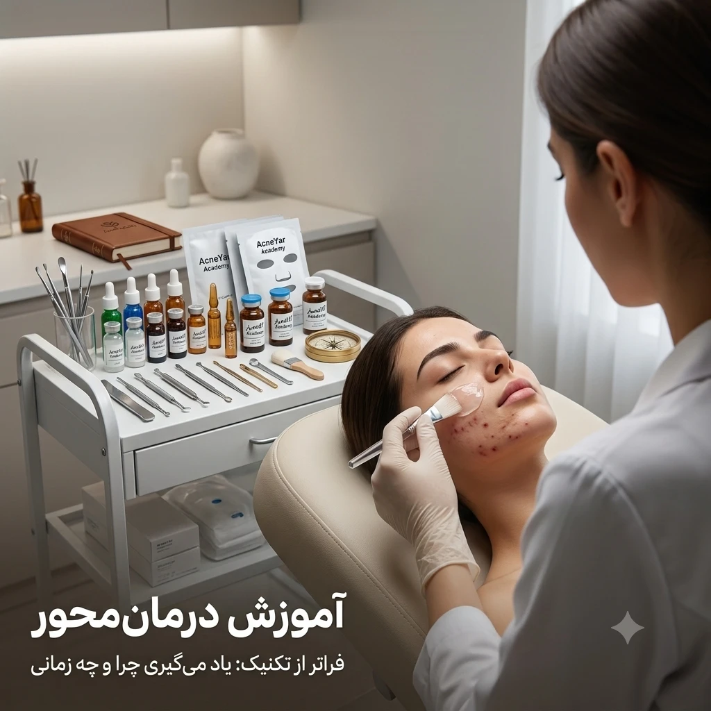 آموزش درمان‌محور در آکادمی آکنه‌یار